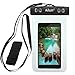 Ailun Waterproof iPhone 6 case Armband Bag Universal for iPhone 7 6 Plus 6 6s 5s 5c Samsung Galaxy S6 Edge S5 S4 Note 4 3 2 Nexus 6 5 4 LG G4 3 Xperia Z3 1 for Boating Hiking Swimming Diving White