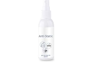 Anti Static Spray, 80ml Hair Instantly Eliminate Static Cling Spray, Instant Anti-Frizz Fabric Softener Long-Lasting Laundry 