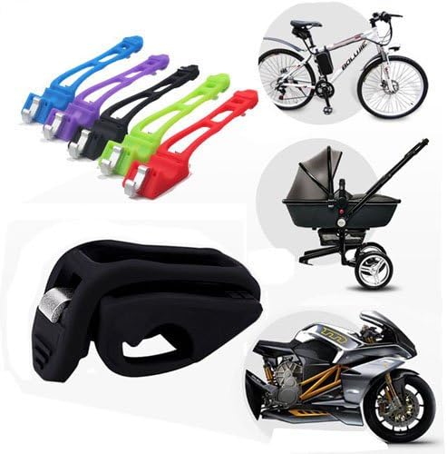 OCTO MOUNTS Smartphone Mount Holder for Bike, Stroller, Car Headrest, Steering Wheel, Golf Cart, Motorcycle, GPS, Exercise Bike, Shopping Cart. Compatible with iPhone, Samsung Galaxy, HTC etc (Black)