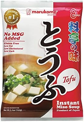 Marukome Ryotei No Aji Instant Miso Soup With Tofu 8p 152g