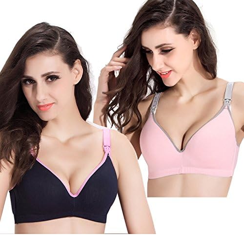 Topwhere® Women's Wirefree Cotton Maternity Bra Nursing Bra