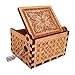 Youtang Antique Carved Wooden Hand Crank Queen Music Box, Play Bohemian Rhapsody