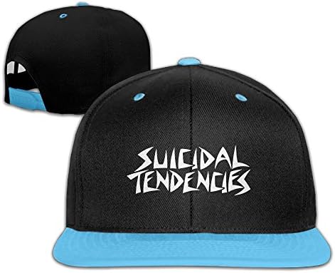 JSWALA Unisex Kids Suicidal Tendencies Logo HIP Hop Baseball Caps Snapback Hats RoyalBlue