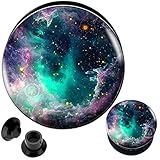 00g ear gauges and tunnels stretching kit plugs gauges Steel wood #60 MoDTanOiz Flesh tunnels 5/8 16mm