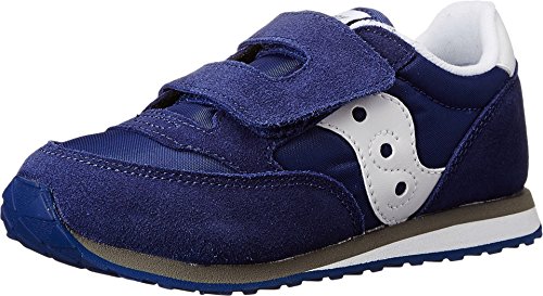 Saucony Boy's BABY JAZZ HL Shoe, BLUE, 6.5 Wide US Toddler
