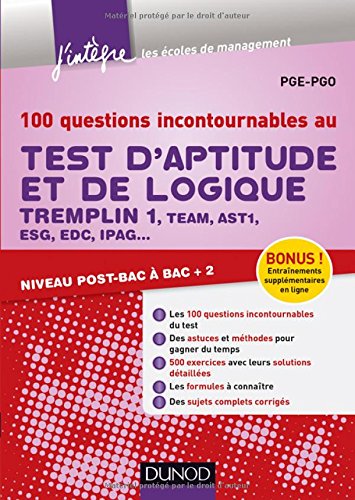 100 conseils incontournables au test d'aptitude et de logique