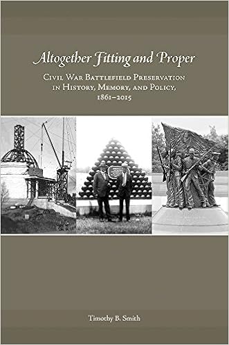 Altogether Fitting and Proper: Civil War Battlefield Preservation in History, Memory, and Policy, 1861Â–2015