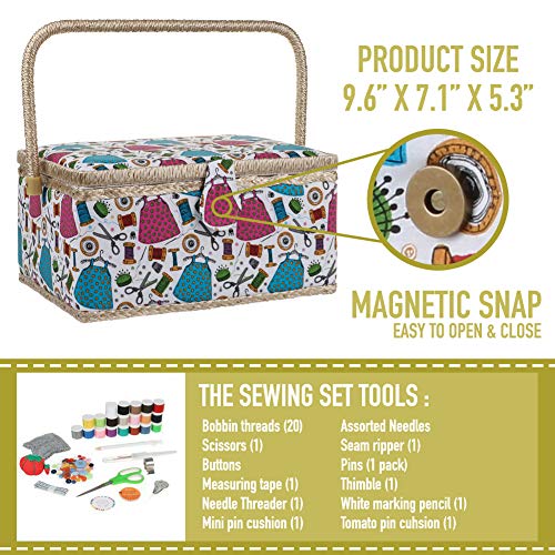 5 Organizer+Complete+Accessories+Removable+Pincushion