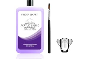 CARMEIN Acrylic Liquid,Monomer Acrylic Nail Liquid,Liquid Acrylic Nails,Acrylic Monomer Liquid for Acrylic Powder Nails Extension for Nail Art Manicure DIY