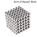 5mm Magnetic Fidget Blocks Ball, EVERMARKET Magnetic Sculpture Toy for Intelligence Development, a Great Toy for Office, Home, and Everywhere - with a Metal Gift Box (216 pcs,1 Box)