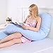 Pregnancy Pillow Full Body Maternity Pillow 55Inch Comfort U Body Back Support Nursing Maternity Pregnancy Pillow with Removable Cover