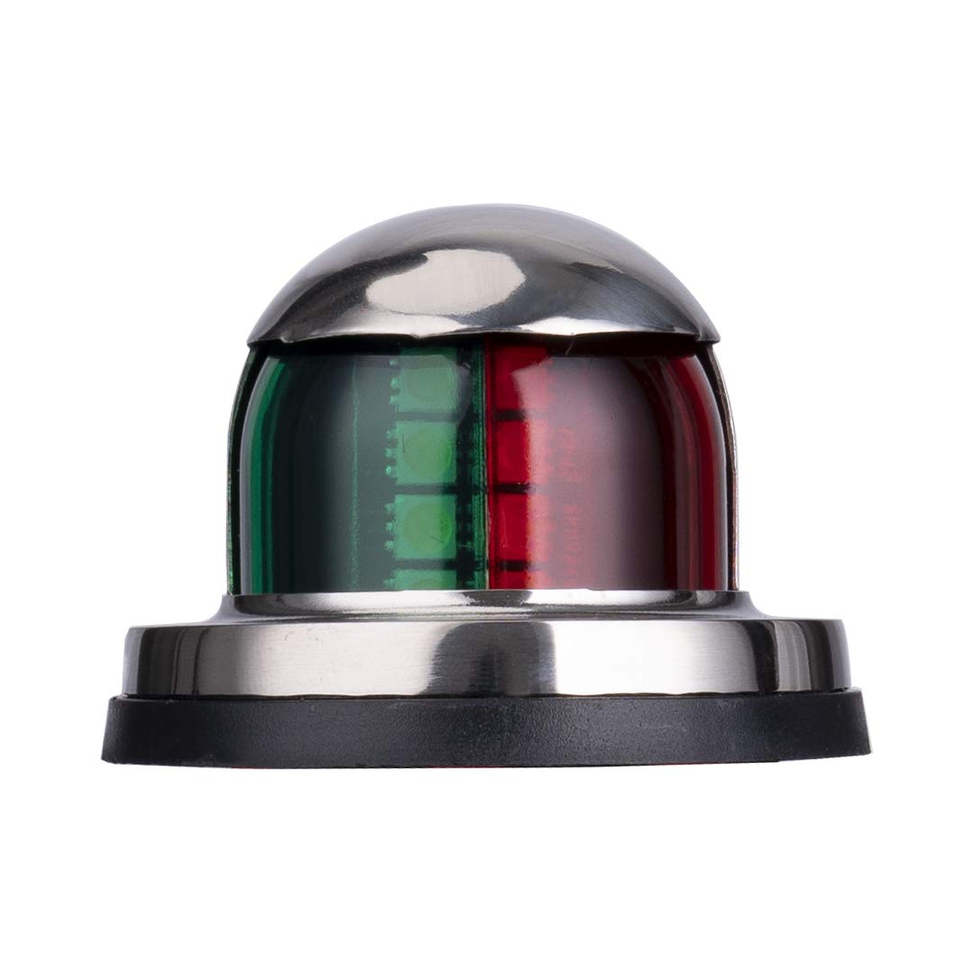 Photo 1 of LYCAEA Stainless Steel LED Boat Navigation Lights, Waterproof Marine Navigation Lamp Marine Boat Bow Lights with Red and Green LED for Boat Pontoon Yacht Skeeter,12V