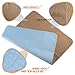 Melliwish Dog Walker Electronic Dog Training Device Vibration Training Dog Remote Control Dog Training Device Correcting Bad Habits of Dogs Washable Dog Pee Pads - 2 Pack Puppy Pads (Blue)