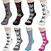 4pair-pack Marijuana Weed Leaf Printed Cotton High Socks, Mix Colors, fit for shoe size 7-11