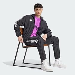 adidas Men's House of Tiro Woven Pants, Black/White