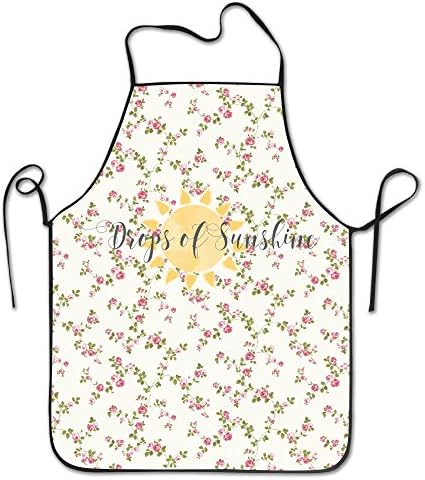 Drops Of Sunshine Something A Bit Different Chef Kitchen Cooking Apron Bib With An Adjustable Neck Baking Aprons For Men Or Women Ladyâ€s Girls Chef Waitress Apron