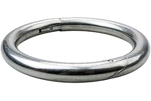 LUCKY FARM Cattle nose ring 3.9inch Stainless Steel Farm Animal Veterinary Tool for Bull Cow Bovine