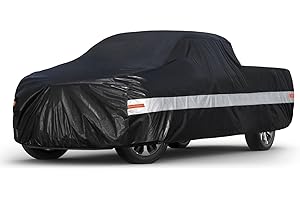 Holthly 10 Layers Truck Cover Waterproof All Weather. Pickup Truck Cover Rain Snow UV Dust Protection. Length: 210-230 inches, Universal Fit for Ford F150 Chevy Silverado Dodge Ram 1500.