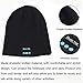 Momoday Wireless Beanie Music Hat Soft Warm Knitted Cap With Stereo Headphone Headset Speaker Wireless Mic Hands-free for Men Women Fitness Outdoor Sports Running Hiking Christmas Birthday Gift(Black)