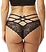 Sofishie Sexy Strappy Lace Panties - Black - Medium