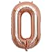 EASUTE 40inch Number 2018 Foil Balloons Graduation Balloons New Year Festival Party Decorations Graduation Event Anniversary Party Supplies (rose gold)
