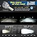 Optix P.RA 60W 6000LM LED Headlight Conversion Kit - 880 881 893 899 Fog Light Bulbs - 6000K 6K Diamond White - Premium Epistar COB Chip - Fanless All-in-One Plug and Play Design