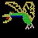 Lite Brite Refill: Dinosaurs (7x7 SQUARE) - NOT FOR NEW LITE BRITES - For pre-2013 Lite Brites ONLY