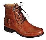 ARIDER BULL-01 Men¡'s Ankle Combat Army Low-Top Causal Boots- TAN