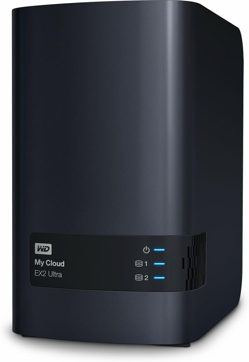 WD 6TB My Cloud EX2 Ultra 2-bay NAS RAID Network Attached Storage w/ WD Red