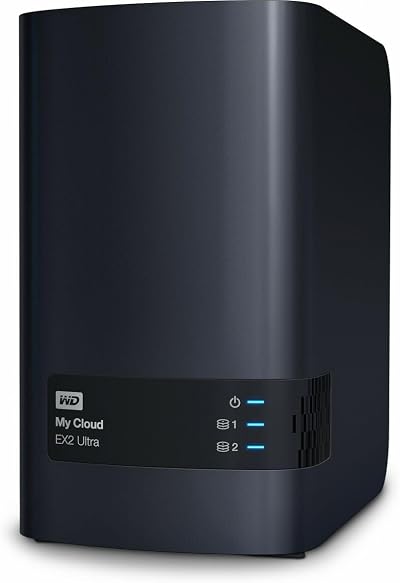 WD 6TB My Cloud EX2 Ultra 2-bay NAS RAID Network Attached Storage w/ WD Red