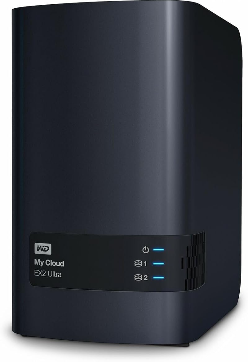 WD 6TB My Cloud EX2 Ultra 2-bay NAS RAID Network Attached Storage w/ WD Red