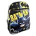 Lego Batman 6 piece Backpack and Lunch Box School Set (Black/Grey, One Size)