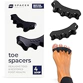 The Toe Spacer from Spacer Mobility, Recovery from the Ground Up, Correct Bunions, Plantar Fasciitis, & Correct Toes | Unisex