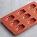 QELEG 9-Cavity Silicone Homemade Madeleine Cookies, Chocolate, Candy Mould -2 Pieces