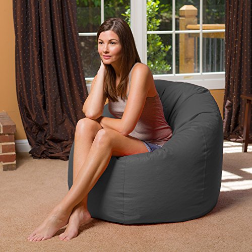 Posh Beanbags Bean Bag Chair, XLarge48in, Heather Gray Pricepulse