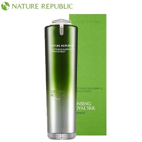 Nature Republic Ginseng Royal Silk Essence4 0g Pure 99% Gold 200ppm 6year Red Ginseng Extract 1000pm Royal Jelly Gold Silk Am