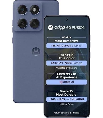 Amazon.com: Motorola Moto Edge 60 Pro 5G Ai (Tmobile Mint Tello