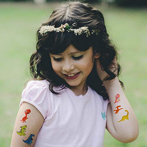 4 SAVITA+Temporary+Waterproof+Stickers+Dinosaur