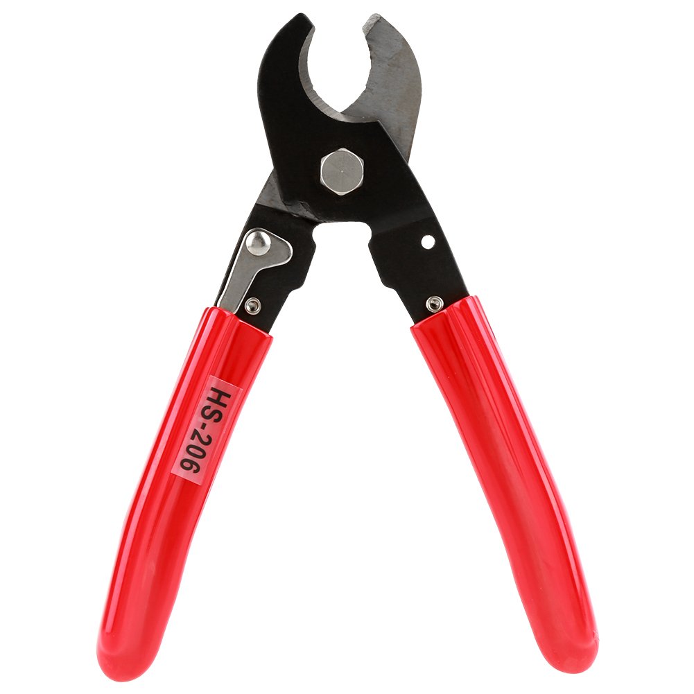HS-206 Aluminum Copper Cable Wire Cutter Comfort Handle Wire Cutting Tool Cut Up to 35mm² Safe