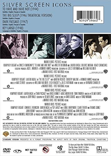 Silver Screen Icons: Legends Bogie Bacall (4FE) [DVD] in Oman