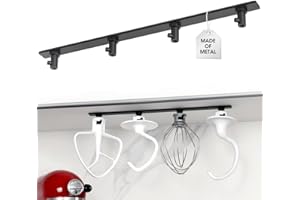 Aieve Metal Stand Mixer Attachment Holder Compatible with Kitchenaid Mixer Accessories, for Storage Organize Your Kitchen Aid attachments