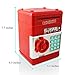 Safe Coin Bank For Kids - Authentic ATM Money Saver Keeps Cash, Toys, and Jewelry Inside Safe Inside - Auto Insert Bills and Electronic Password - Cool Piggy Bank Makes A Great Birthday Gift