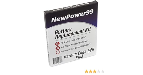 garmin edge 520 battery replacement kit