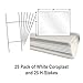 25 Pack of H-Stakes with 18x24 4mm Sign Blanks