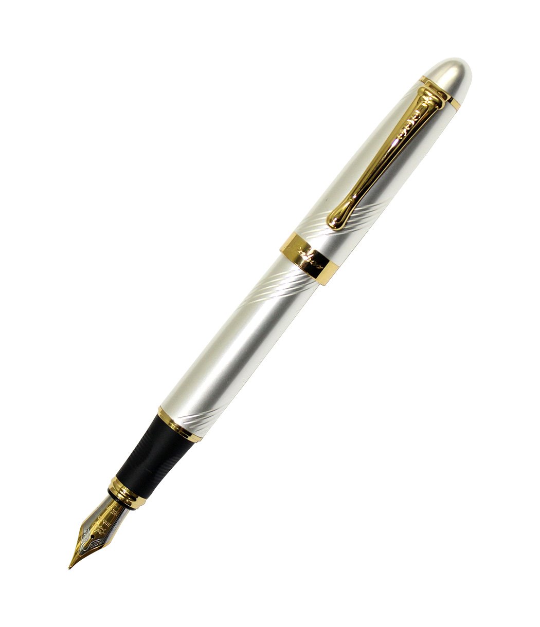 Gullor X450 Deep Blue and Gold Twist Fountain Pen Silber