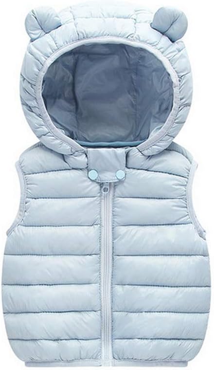 Baby Down Gilet Lightweight Cartoon Waistcoat Boy Girl Clothes 3-36 Months