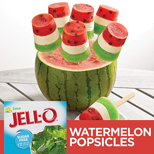 JELLO Lime Gelatin Dessert Mix (0.30oz Boxes, Pack of 24) General General