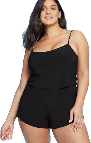 aqua green swim romper