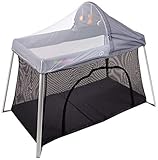 Portable Crib - Front And Top Baby Access With Sun Shade And Bug Canopy. Your Home And Travel Crib. Easy Set Up And Take Down. Useful Cribs For All New Mothers And Mothers To Be.
