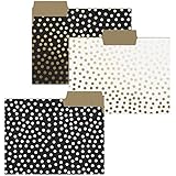 Gold Dots File Folder Set